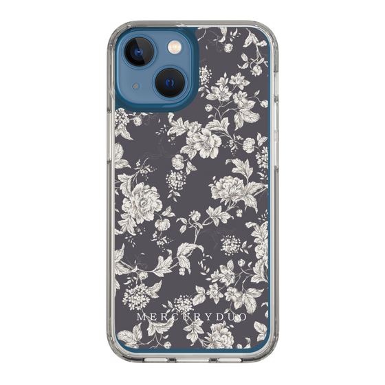 Slim Protection Case［ MERCURYDUO - ToneFlower - Grey ］