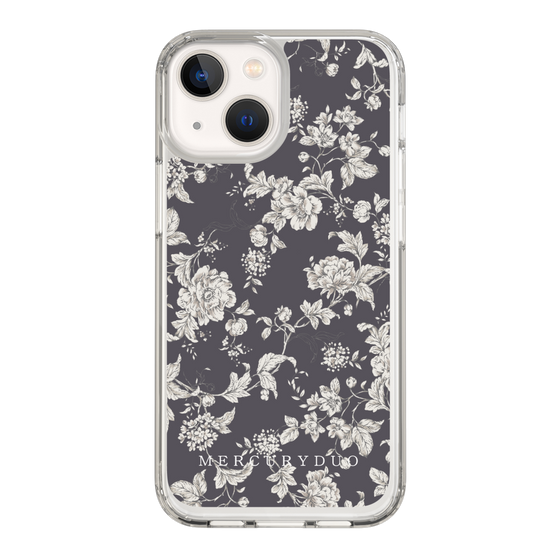 Slim Protection Case［ MERCURYDUO - ToneFlower - Grey ］
