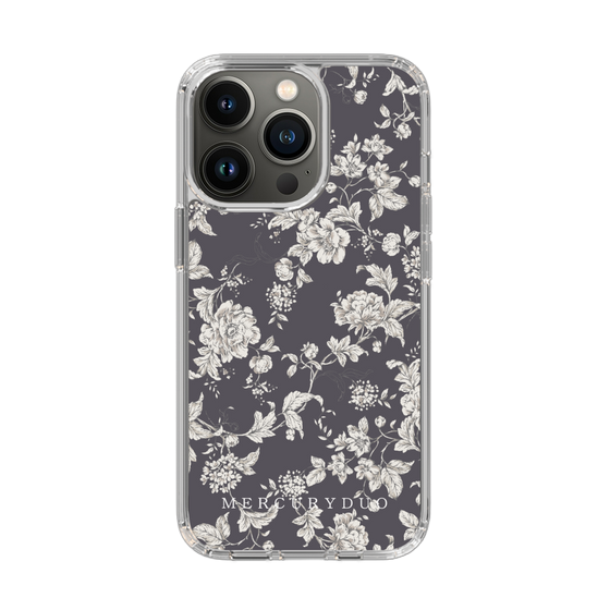 Slim Protection Case［ MERCURYDUO - ToneFlower - Grey ］