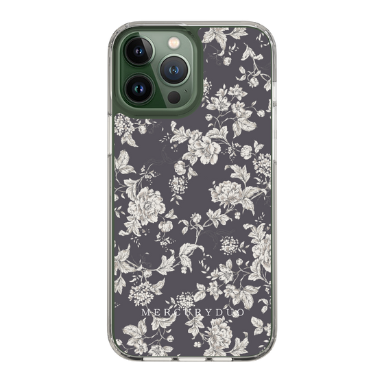 Slim Protection Case［ MERCURYDUO - ToneFlower - Grey ］