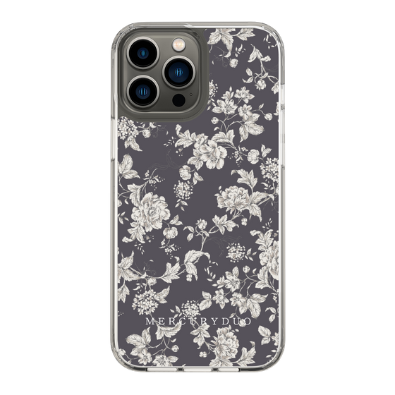 Slim Protection Case［ MERCURYDUO - ToneFlower - Grey ］
