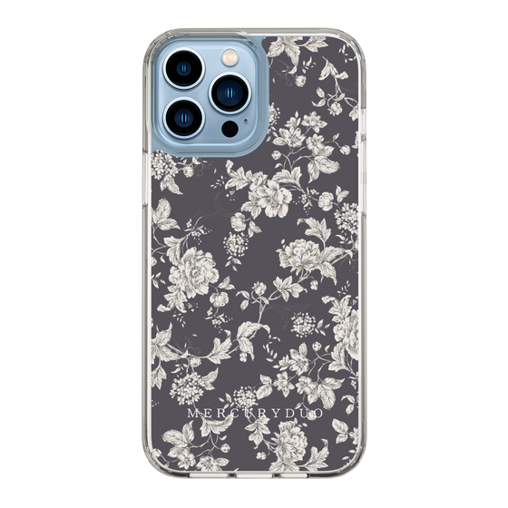 Slim Protection Case［ MERCURYDUO - ToneFlower - Grey ］