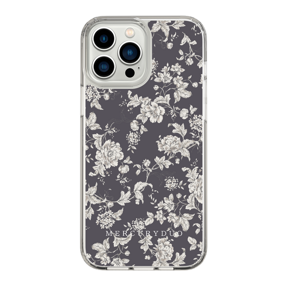 Slim Protection Case［ MERCURYDUO - ToneFlower - Grey ］