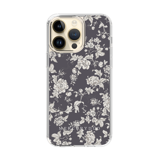 Slim Protection Case［ MERCURYDUO - ToneFlower - Grey ］