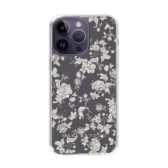 Slim Protection Case［ MERCURYDUO - ToneFlower - Grey ］