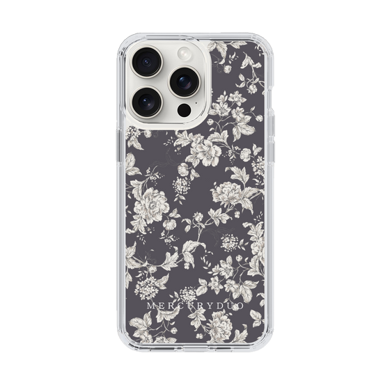 Slim Protection Case［ MERCURYDUO - ToneFlower - Grey ］