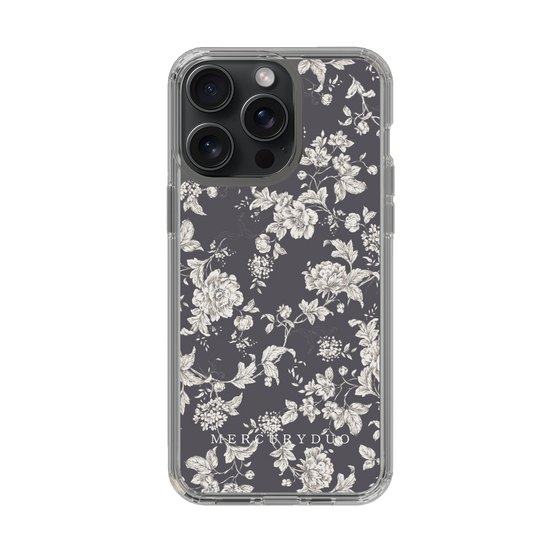 Slim Protection Case［ MERCURYDUO - ToneFlower - Grey ］