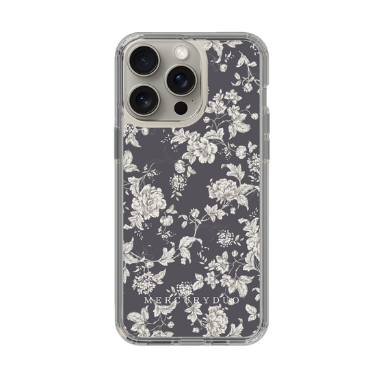 Slim Protection Case［ MERCURYDUO - ToneFlower - Grey ］
