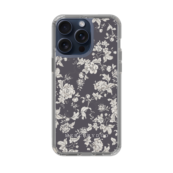 Slim Protection Case［ MERCURYDUO - ToneFlower - Grey ］