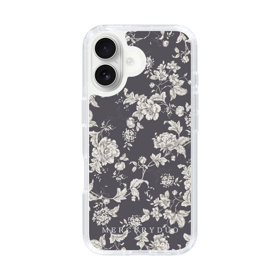 Slim Protection Case［ MERCURYDUO - ToneFlower - Grey ］