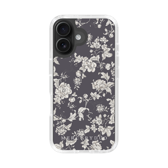 Slim Protection Case［ MERCURYDUO - ToneFlower - Grey ］