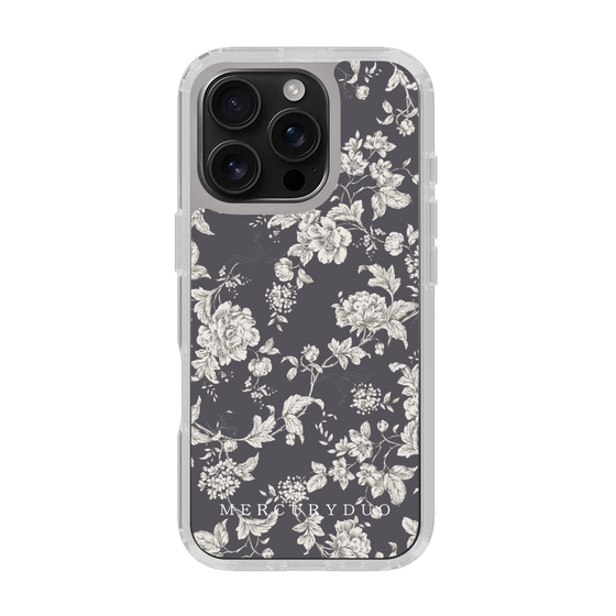Slim Protection Case［ MERCURYDUO - ToneFlower - Grey ］