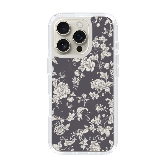 Slim Protection Case［ MERCURYDUO - ToneFlower - Grey ］