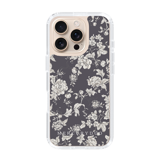 Slim Protection Case［ MERCURYDUO - ToneFlower - Grey ］