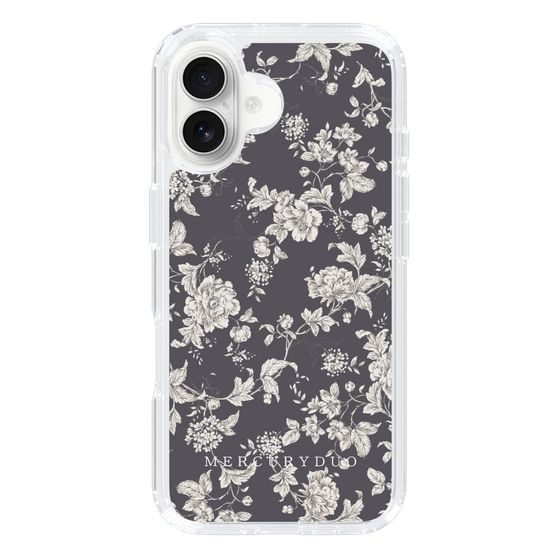 Slim Protection Case［ MERCURYDUO - ToneFlower - Grey ］