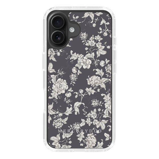 Slim Protection Case［ MERCURYDUO - ToneFlower - Grey ］