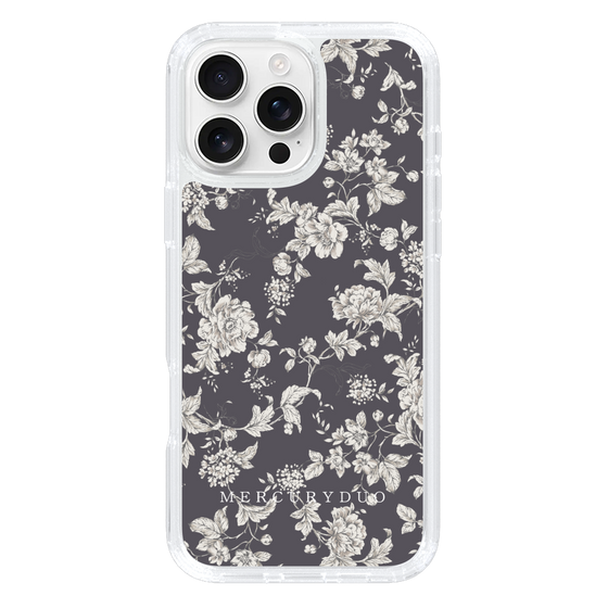 Slim Protection Case［ MERCURYDUO - ToneFlower - Grey ］