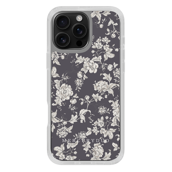 Slim Protection Case［ MERCURYDUO - ToneFlower - Grey ］