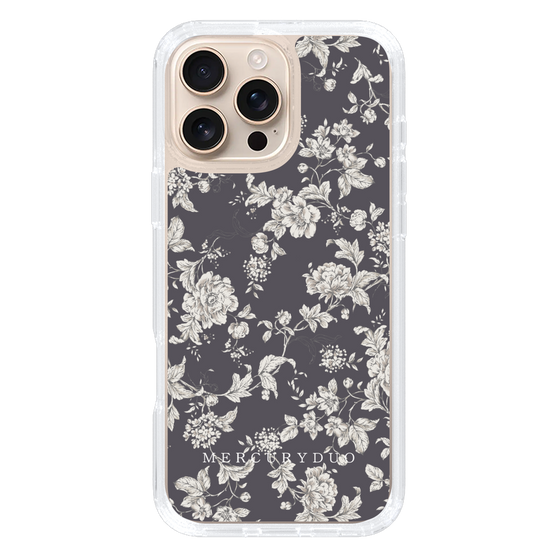 Slim Protection Case［ MERCURYDUO - ToneFlower - Grey ］