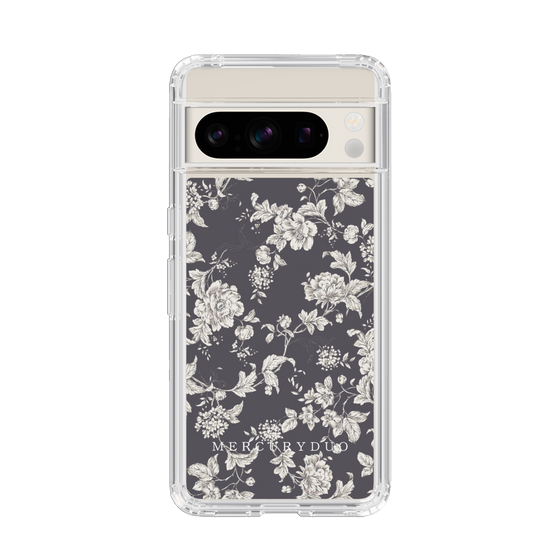 Slim Protection Case［ MERCURYDUO - ToneFlower - Grey ］