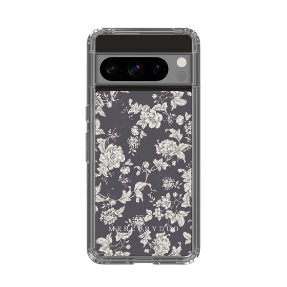 Slim Protection Case［ MERCURYDUO - ToneFlower - Grey ］