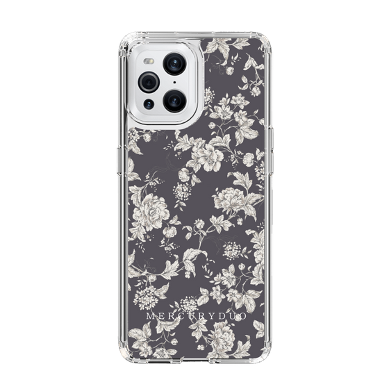 Slim Protection Case［ MERCURYDUO - ToneFlower - Grey ］