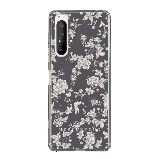 Slim Protection Case［ MERCURYDUO - ToneFlower - Grey ］