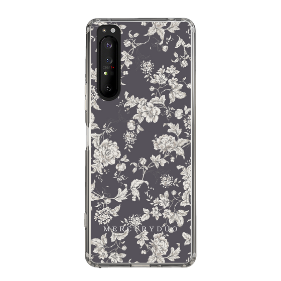 Slim Protection Case［ MERCURYDUO - ToneFlower - Grey ］