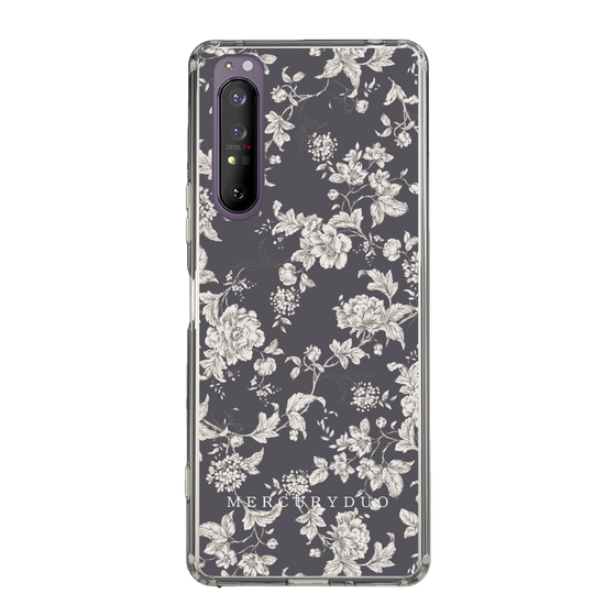 Slim Protection Case［ MERCURYDUO - ToneFlower - Grey ］