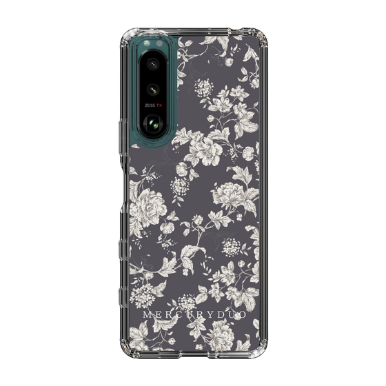 Slim Protection Case［ MERCURYDUO - ToneFlower - Grey ］