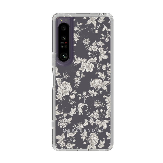 Slim Protection Case［ MERCURYDUO - ToneFlower - Grey ］