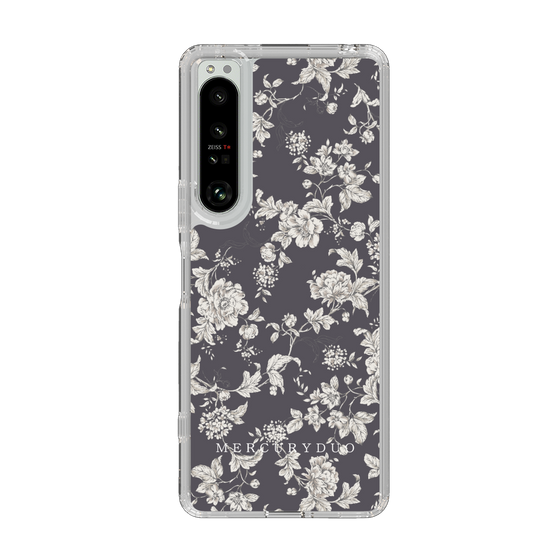 Slim Protection Case［ MERCURYDUO - ToneFlower - Grey ］