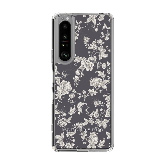 Slim Protection Case［ MERCURYDUO - ToneFlower - Grey ］