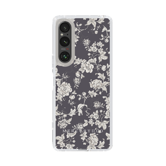 Slim Protection Case［ MERCURYDUO - ToneFlower - Grey ］