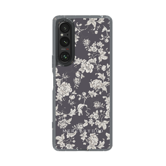 Slim Protection Case［ MERCURYDUO - ToneFlower - Grey ］