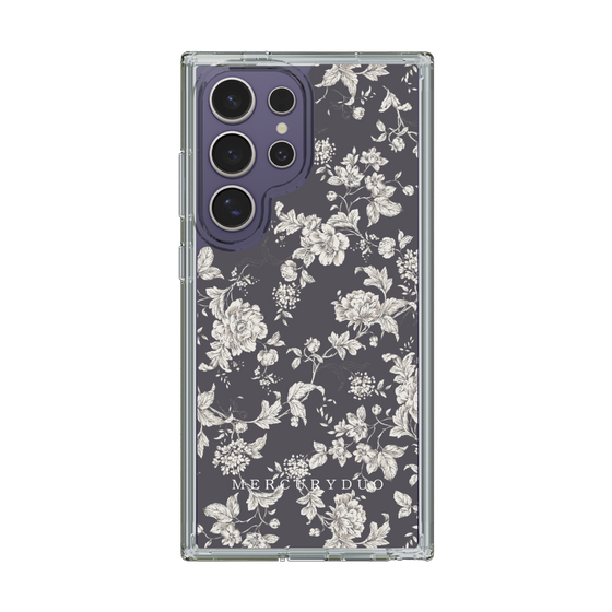 Slim Protection Case［ MERCURYDUO - ToneFlower - Grey ］