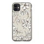 Slim Protection Case［ MERCURYDUO - BotanicalFlower - Beige ］