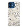 Slim Protection Case［ MERCURYDUO - BotanicalFlower - Beige ］