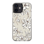 Slim Protection Case［ MERCURYDUO - BotanicalFlower - Beige ］