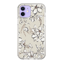 Slim Protection Case［ MERCURYDUO - BotanicalFlower - Beige ］