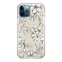 Slim Protection Case［ MERCURYDUO - BotanicalFlower - Beige ］