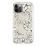 Slim Protection Case［ MERCURYDUO - BotanicalFlower - Beige ］