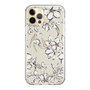 Slim Protection Case［ MERCURYDUO - BotanicalFlower - Beige ］