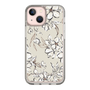 Slim Protection Case［ MERCURYDUO - BotanicalFlower - Beige ］
