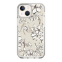 Slim Protection Case［ MERCURYDUO - BotanicalFlower - Beige ］