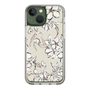Slim Protection Case［ MERCURYDUO - BotanicalFlower - Beige ］