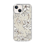 Slim Protection Case［ MERCURYDUO - BotanicalFlower - Beige ］