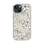 Slim Protection Case［ MERCURYDUO - BotanicalFlower - Beige ］