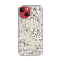 Slim Protection Case［ MERCURYDUO - BotanicalFlower - Beige ］