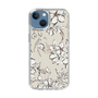 Slim Protection Case［ MERCURYDUO - BotanicalFlower - Beige ］